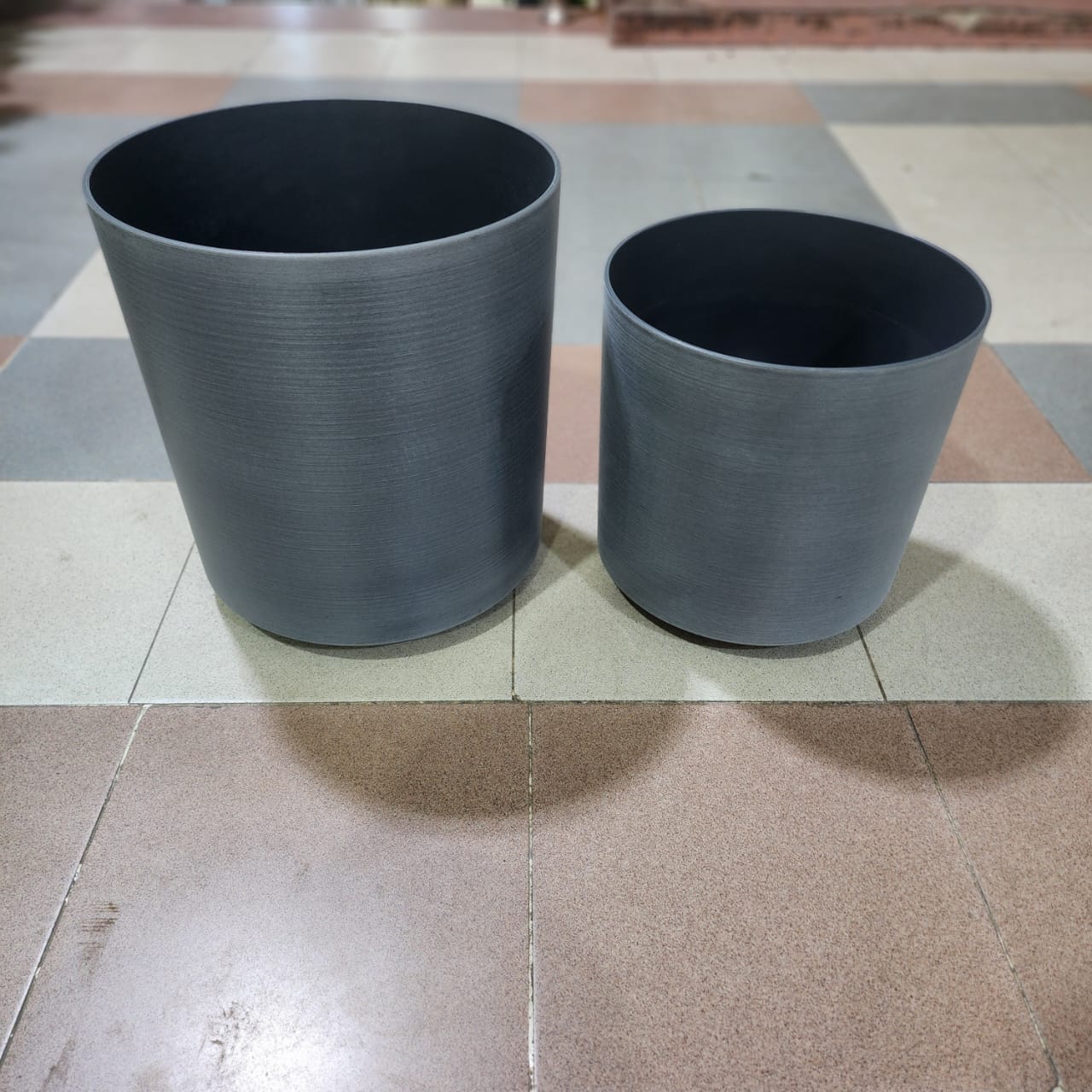 Slate Blue Fiber Planter