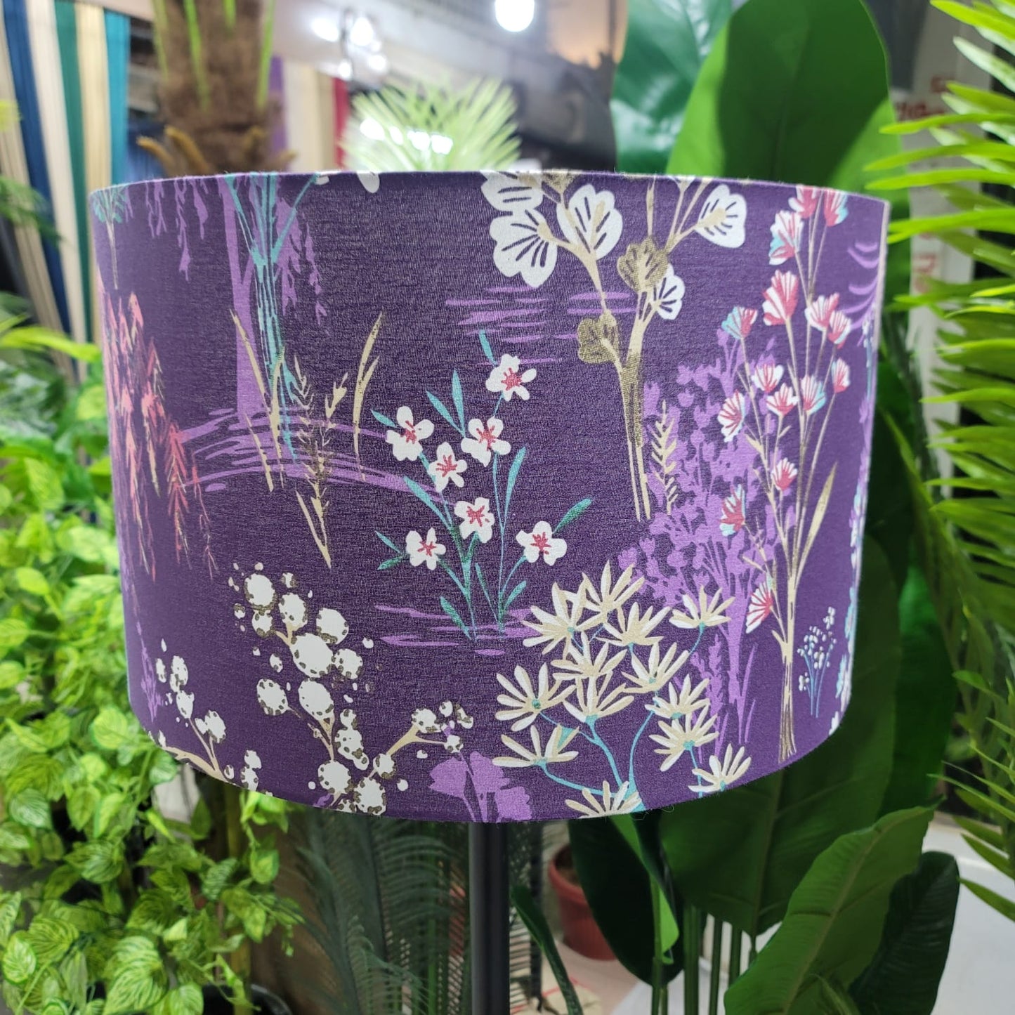 Golden Table Lamp Pair
